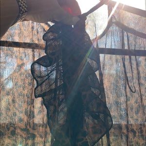 Zara cheetah print dress